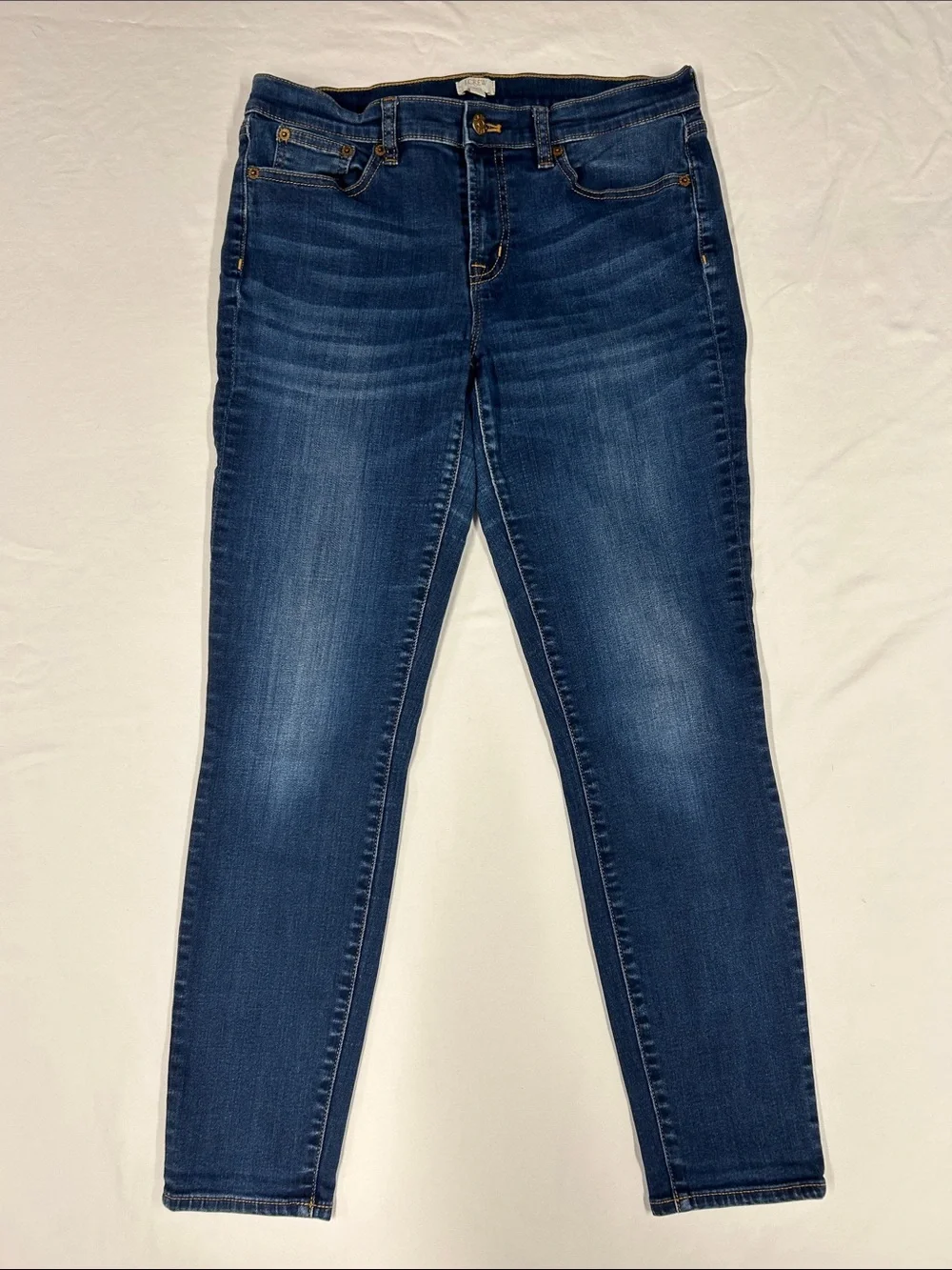 Womens J. Crew Dark Indigo Skinny Jeans